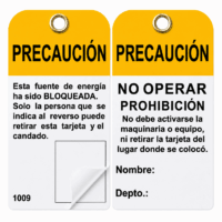 ETIQUETA ADVERTENCIA "NO OPERAR" AUTOLAM