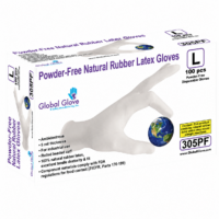 GUANTE DE LATEX NATURAL SIN POLVO C/100