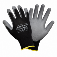 GUANTE DE NYLON CON PU GRIS