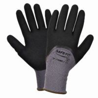GUANTE DE NYLON GRIS DOBLE RECUBRIMIENTO