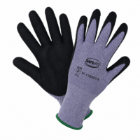 GUANTE DE NYLON CON NITRILO ESPUMADO NEG