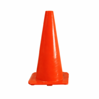 CONO VIAL NARANJA DE 45 CM