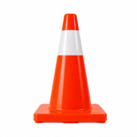 CONO VIAL NARANJA DE 45 CM CON REFLEJANTE
