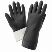GUANTE DE NEOPRENO NEGRO FORRO FLOCADO