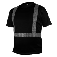 CAMISA MANGA CORTA C/REDONDO NEGRA