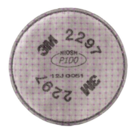 FILTRO AVANZADO VAPOR ORGANICO 2297 P100 3M