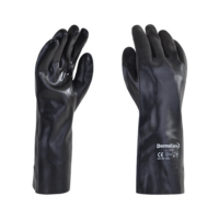 GUANTE PVC NEGRO 35 CM