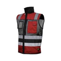 CHALECO EJECUTIVO VENTILADO ROJO