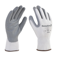 GUANTE NYLON BCO C/PAL NITRILO