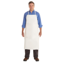 MANDIL ALPHATEC DE PVC BLANCO 33"X44"