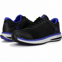 TENIS SEGURIDAD NEGRO / MORADO PP + D