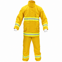 TRAJE DE BOMBERO BRIGADISTA AMARILLO