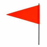 BANDERIN RIGIDO PARA CAMION NARANJA